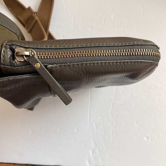 J Crew Green Leather Crossbody Purse Handbag - Picture 5 of 10